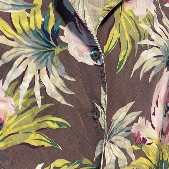 TOMMY Bahama Top Sleeveless Tropical Beach Designer Floral - Picture 3 of 7